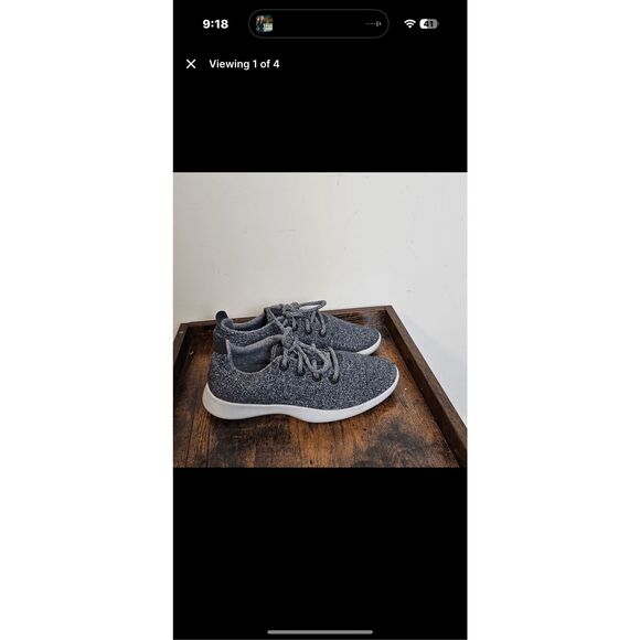 Allbirds Tree Runners Heathered Grey Comfort Walking Shoes Mens Gray Size 9 - Picture 5 of 5